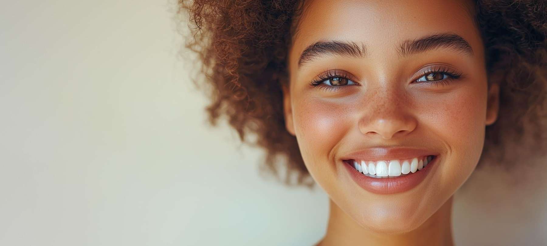 beautiful woman smiling 