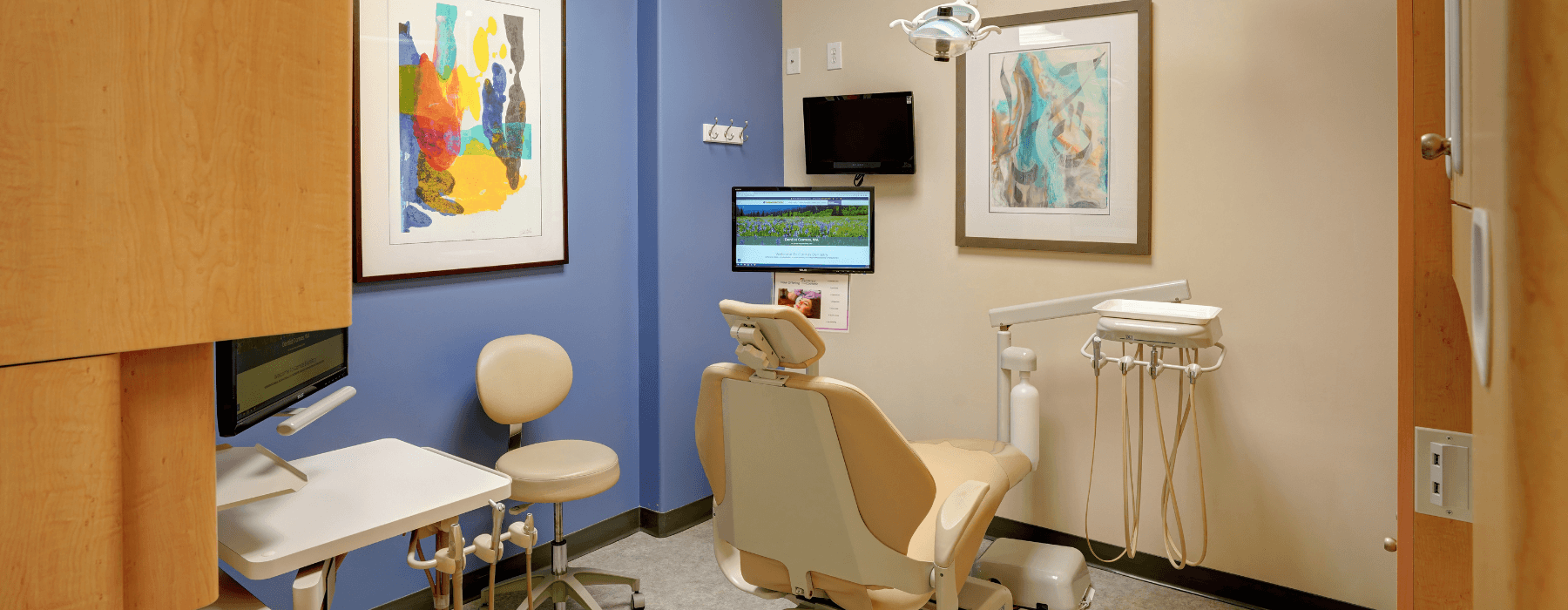 inside of Camas Dentistry in WA